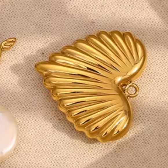 Pearl Flower Heart Series 1 Pendant Stainless Steel Waterproof - Picture 4 of 12